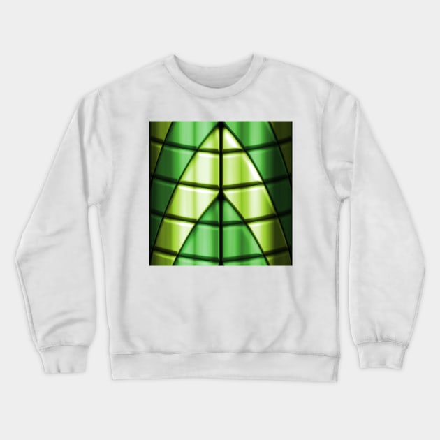 Superheroes - Green Crewneck Sweatshirt by BonniePhantasm